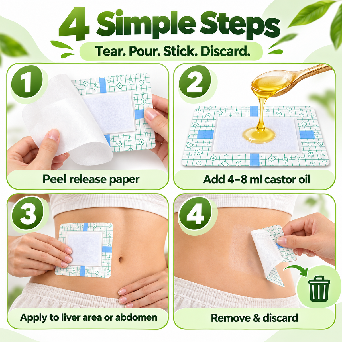 🎉Castor Oil Pack Wrap for Body Care