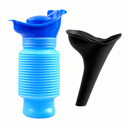 🎁Portable Collapsible Urinal – 750ml Emergency Pee Bottle for Travel & Camping