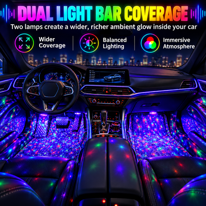 ❤️Music Reactive RGB Car Ambient Lights