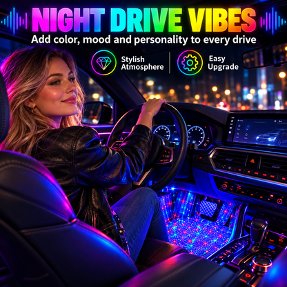 ❤️Music Reactive RGB Car Ambient Lights
