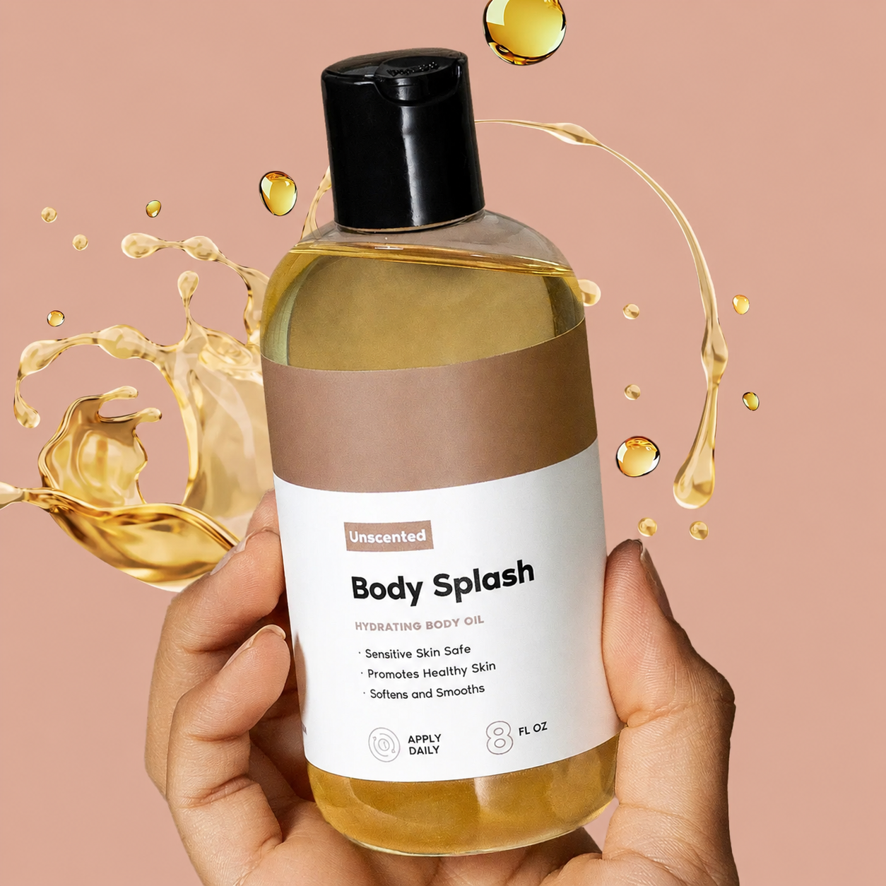 ✨ Body Splash Skin Smoothing Body Oil, Non-Greasy Hydrating Glow Oil