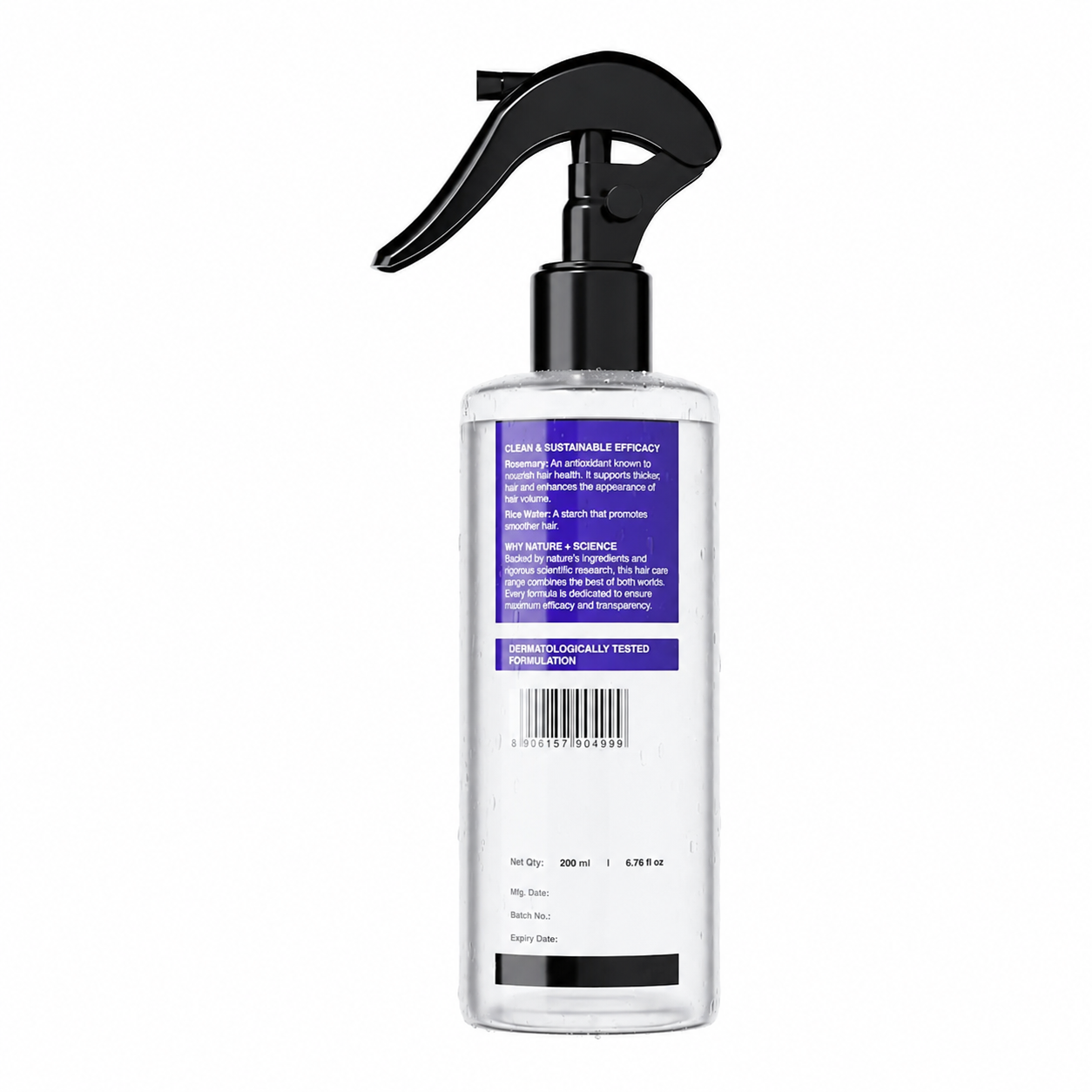 🌿100% Natural Rosemary Rice Water Spray, Nourishing Hair Spray 200ml