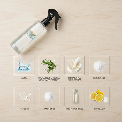 🌿100% Natural Rosemary Rice Water Spray, Nourishing Hair Spray 200ml