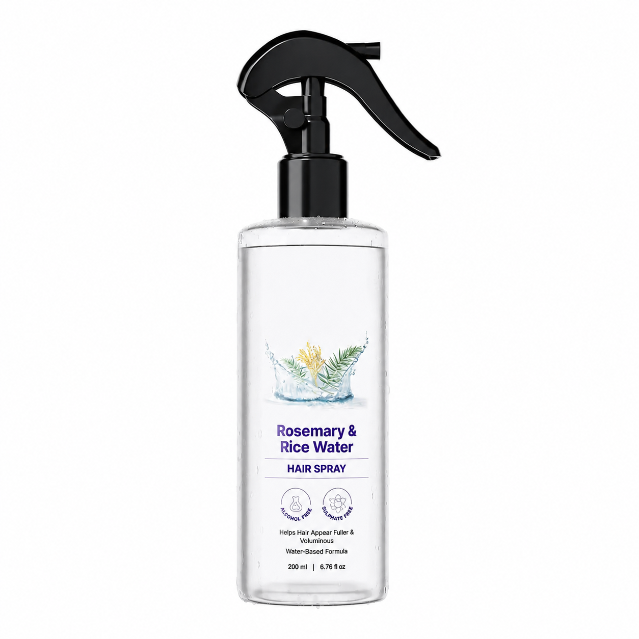 🌿100% Natural Rosemary Rice Water Spray, Nourishing Hair Spray 200ml