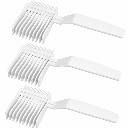 3PCS Men's Barber Fade Combs – Precision Haircutting Tools for Professional Barbers & Home Use