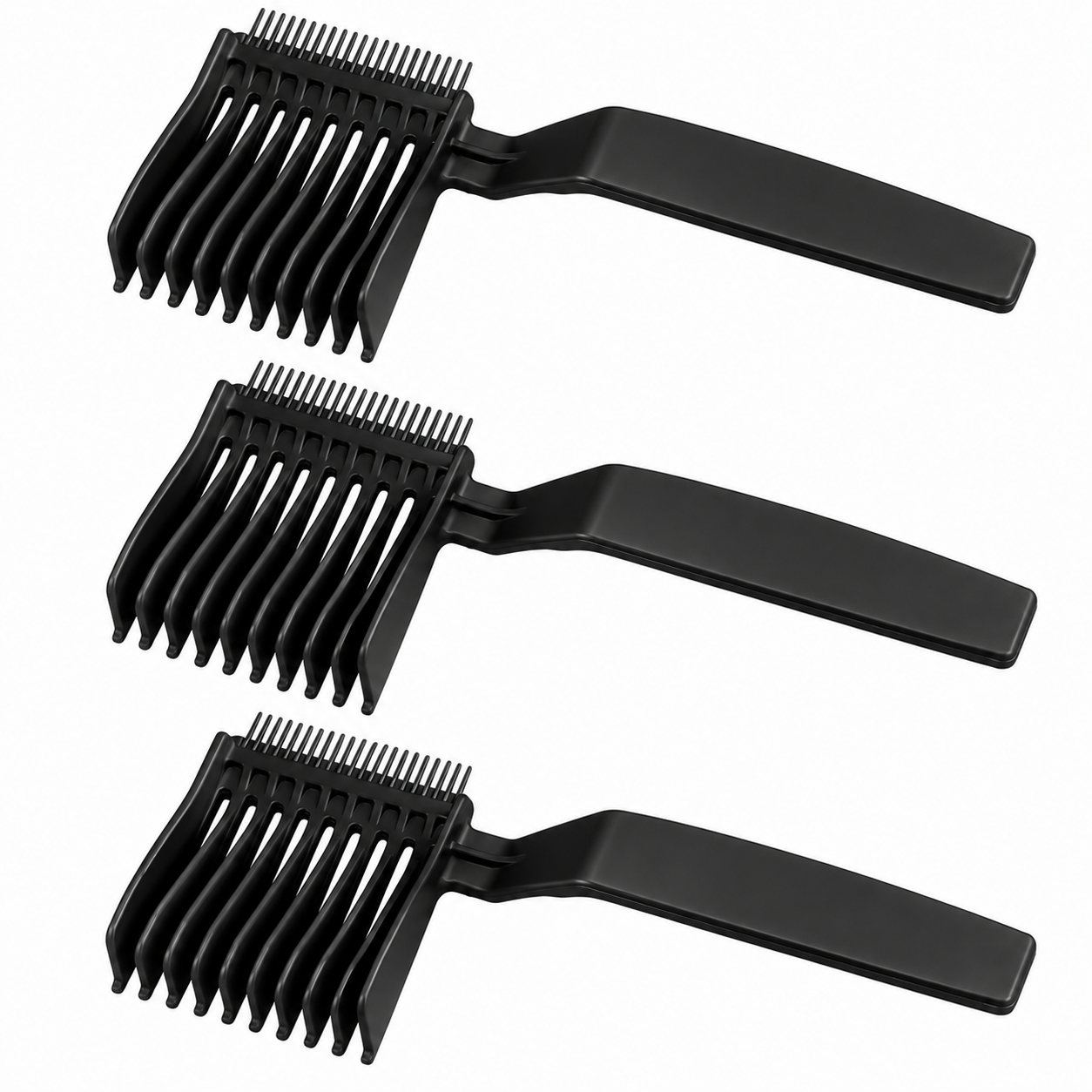 3PCS Men's Barber Fade Combs – Precision Haircutting Tools for Professional Barbers & Home Use