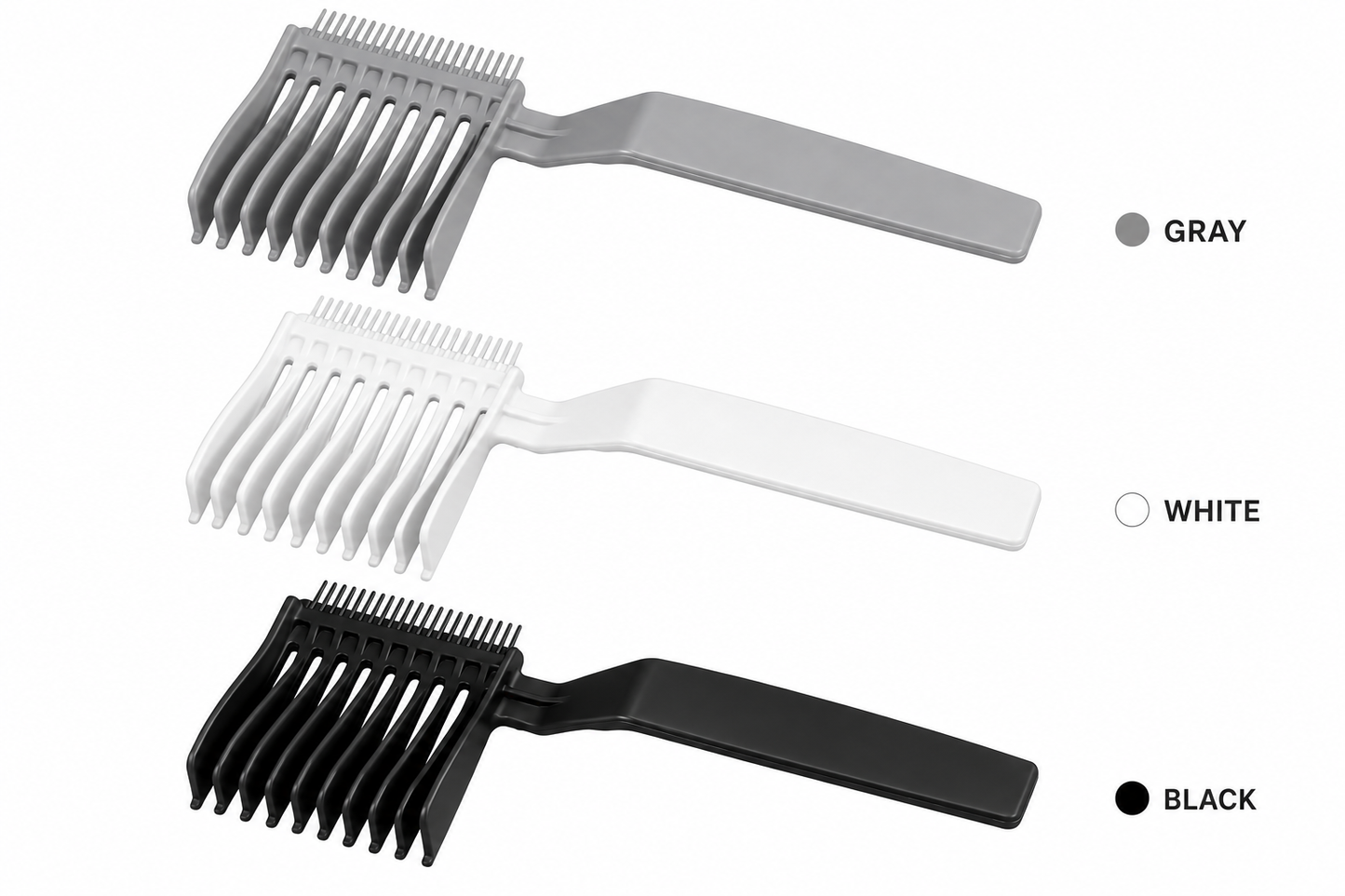 3PCS Men's Barber Fade Combs – Precision Haircutting Tools for Professional Barbers & Home Use
