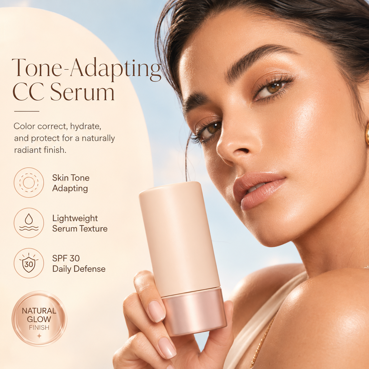 ☀️Skin Tone Adapt Color Correct CC Serum