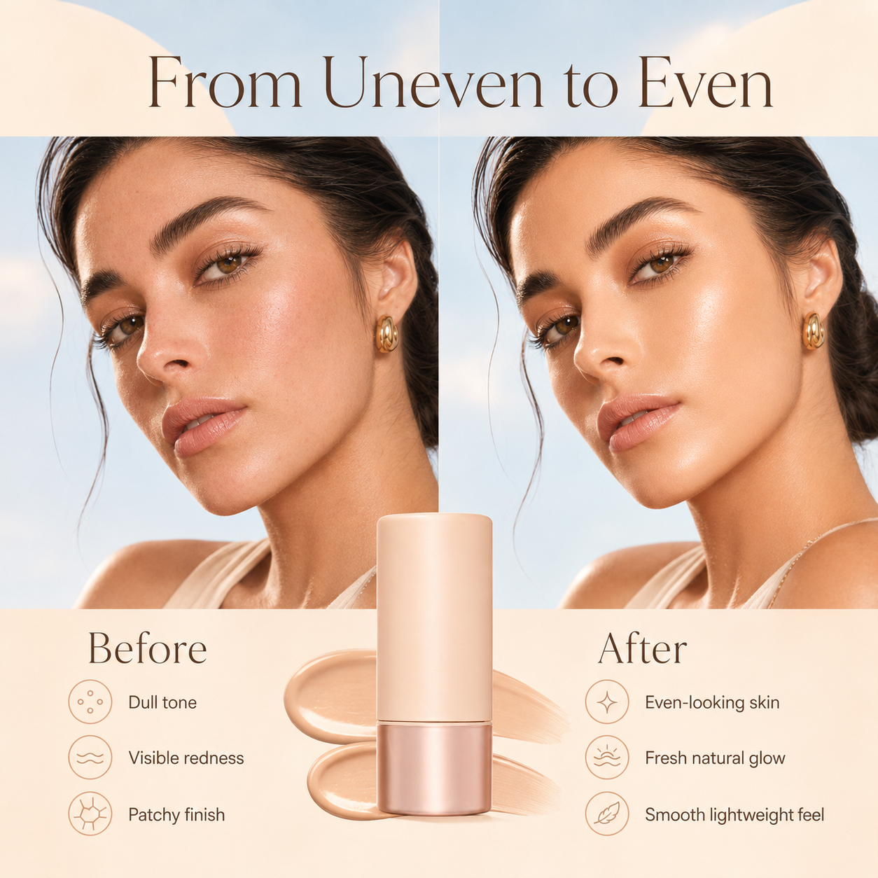 ☀️Skin Tone Adapt Color Correct CC Serum