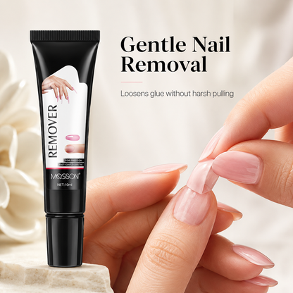 💅 Semi Solid Press On Nail Glue Gel, Quick Dry Long Lasting, No UV Lamp Required