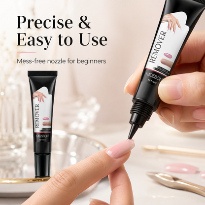 💅 Semi Solid Press On Nail Glue Gel, Quick Dry Long Lasting, No UV Lamp Required