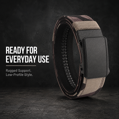 No-Sag Micro-Adjustable EDC Ratchet Belt