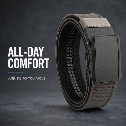 No-Sag Micro-Adjustable EDC Ratchet Belt