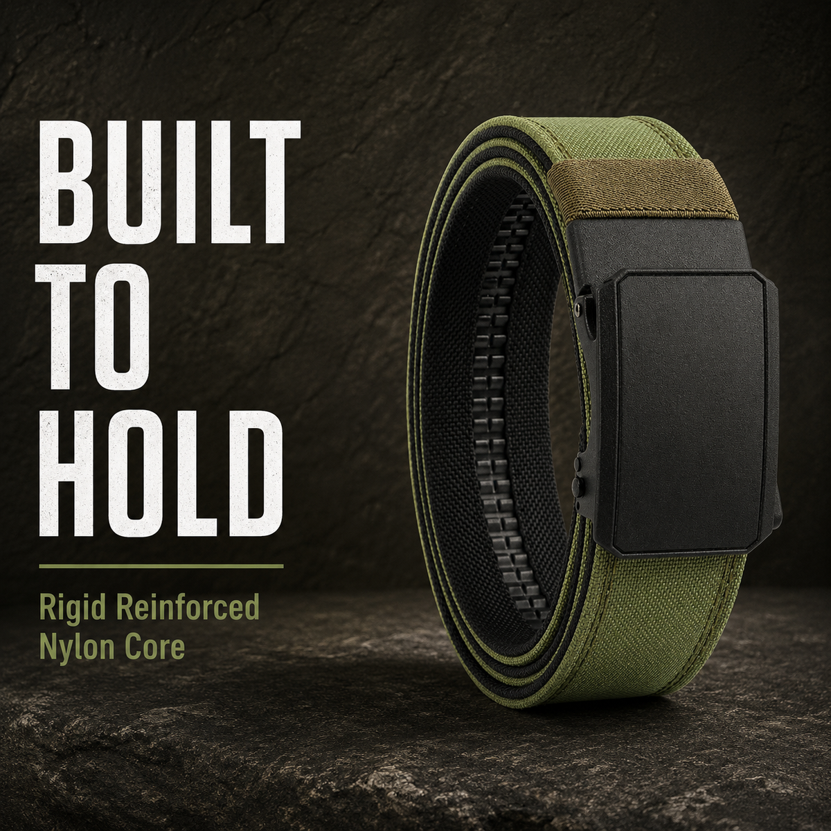 No-Sag Micro-Adjustable EDC Ratchet Belt