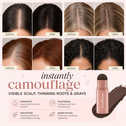 ✨ Sofortiger Haaransatz-Concealer – Voller aussehende Ansätze in Sekunden
