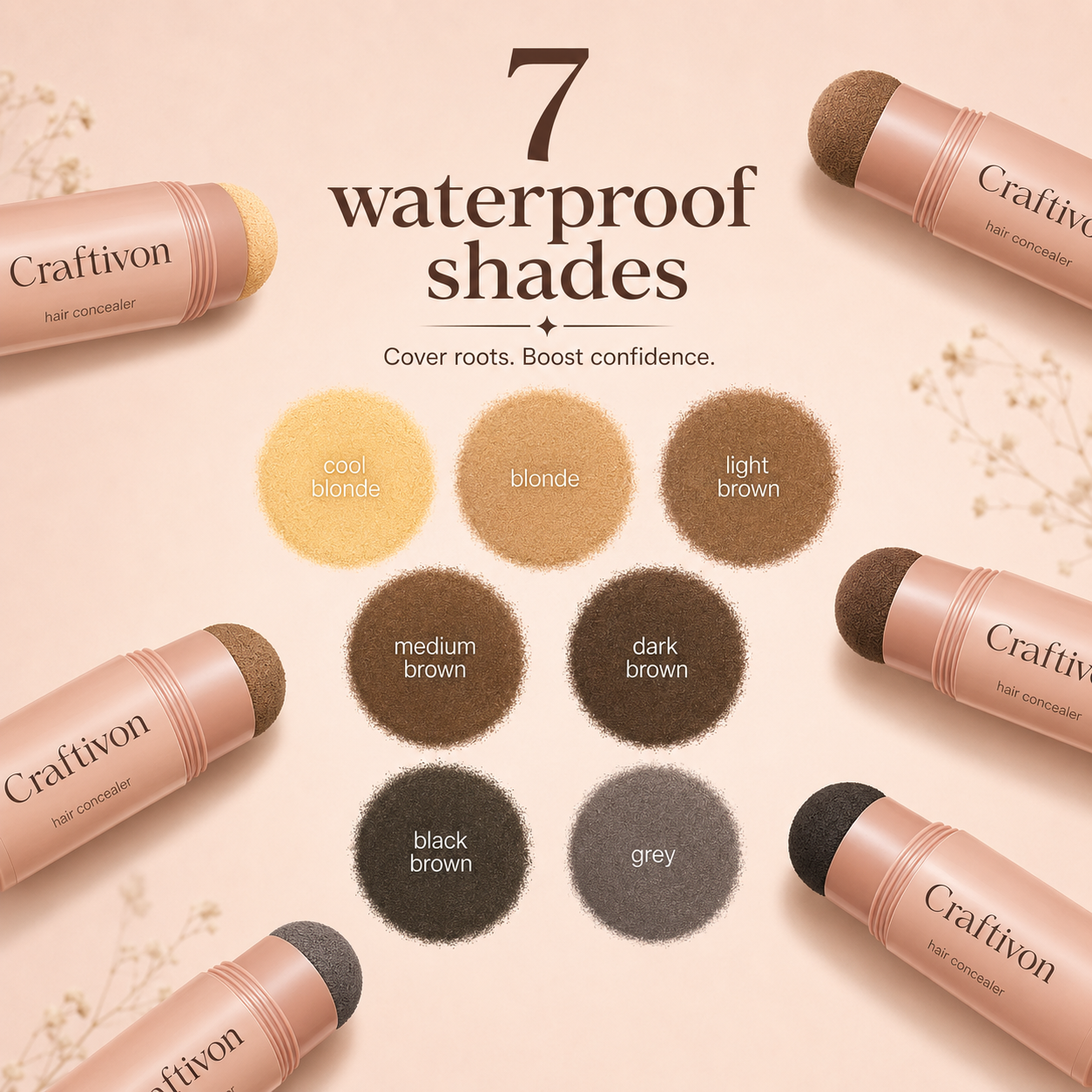 ✨ Sofortiger Haaransatz-Concealer – Voller aussehende Ansätze in Sekunden