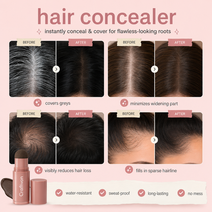 ✨ Sofortiger Haaransatz-Concealer – Voller aussehende Ansätze in Sekunden