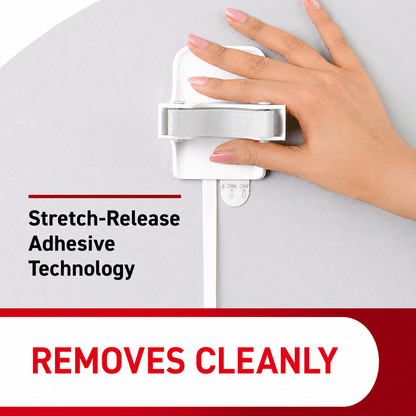 3-Pack Space-Saving Broom & Mop Holders