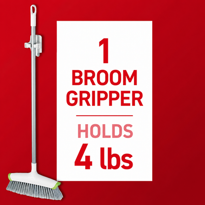3-Pack Space-Saving Broom & Mop Holders