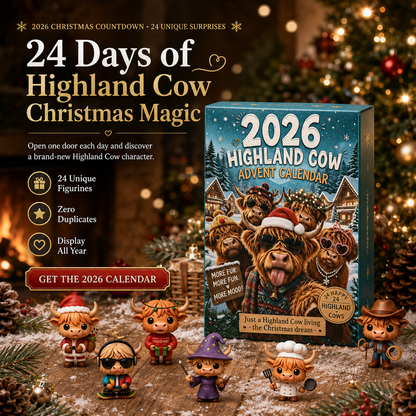 🔥2026 Highland Cow Advent Calendar
