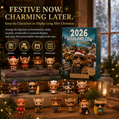 🔥2026 Highland Cow Advent Calendar