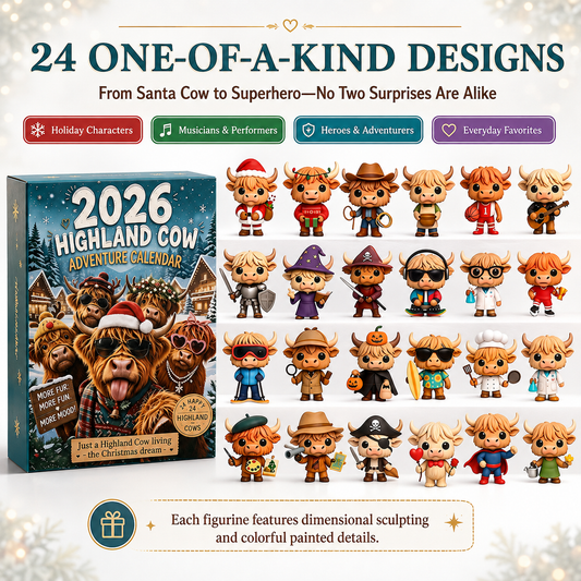 🔥2026 Highland Cow Advent Calendar