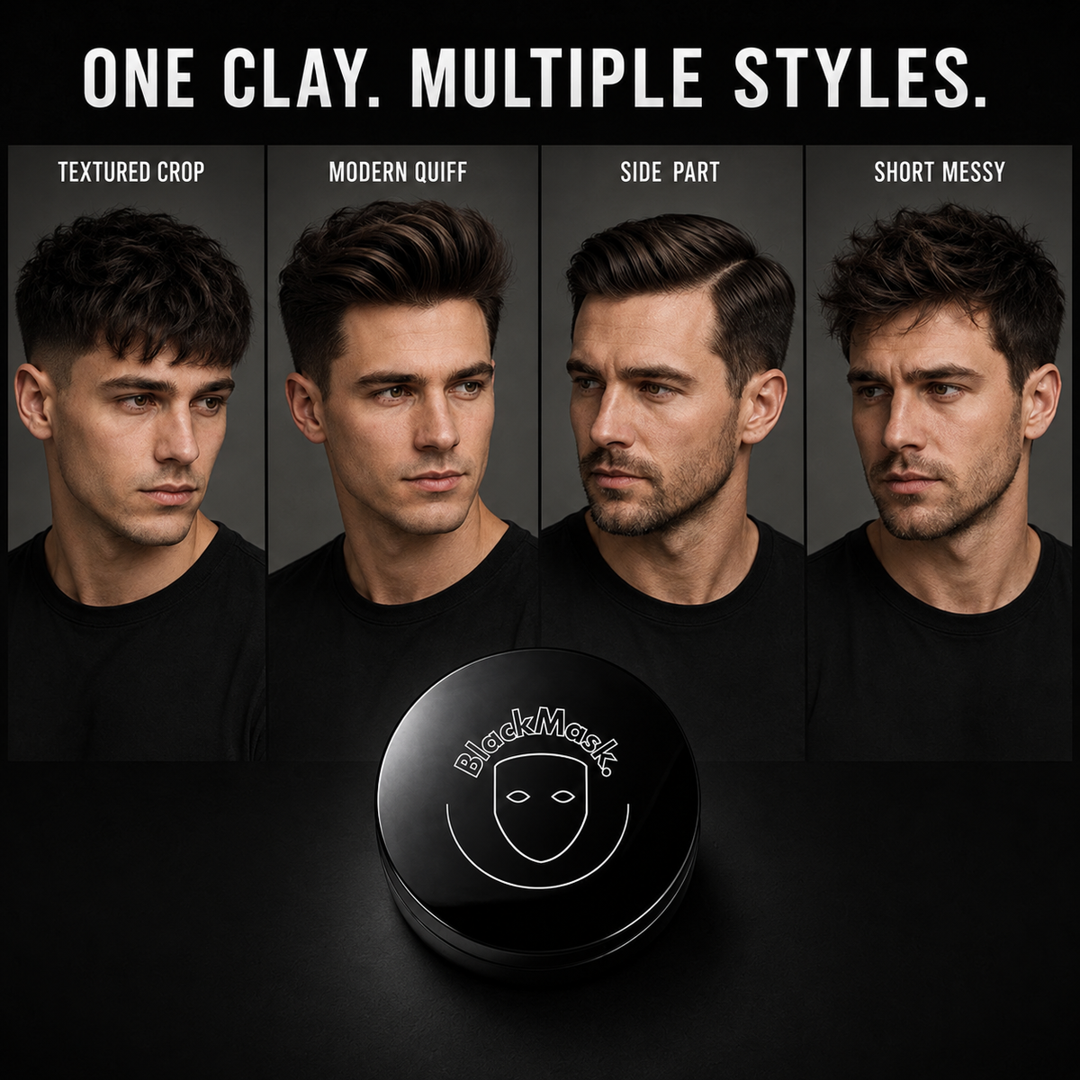 🔥Men's Lightweight Strong Hold Hair Styling Clay