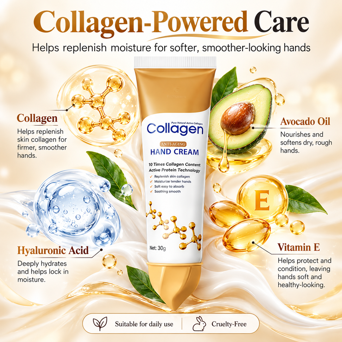 🎉2-PACK Anti-Aging Collagen Hand Cream for Women ＆ Men