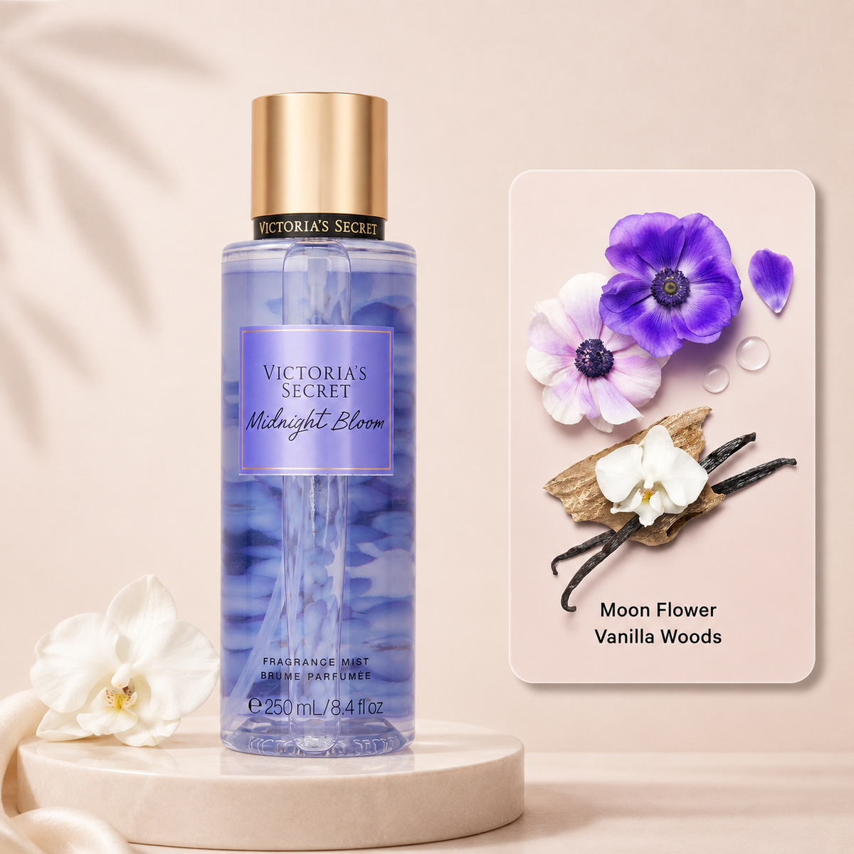 Body Fragrance Mist, 8.4 fl oz - Hair and Body Perfume for Women