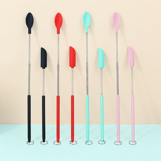 Retractable Jar Scraper Spoon – Reach Every Last Drop