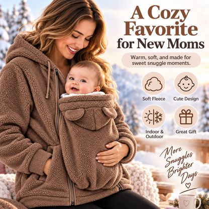 Little Snug Fleece Baby Carrier Sweater Hoodie for Mom Pouch Carrying