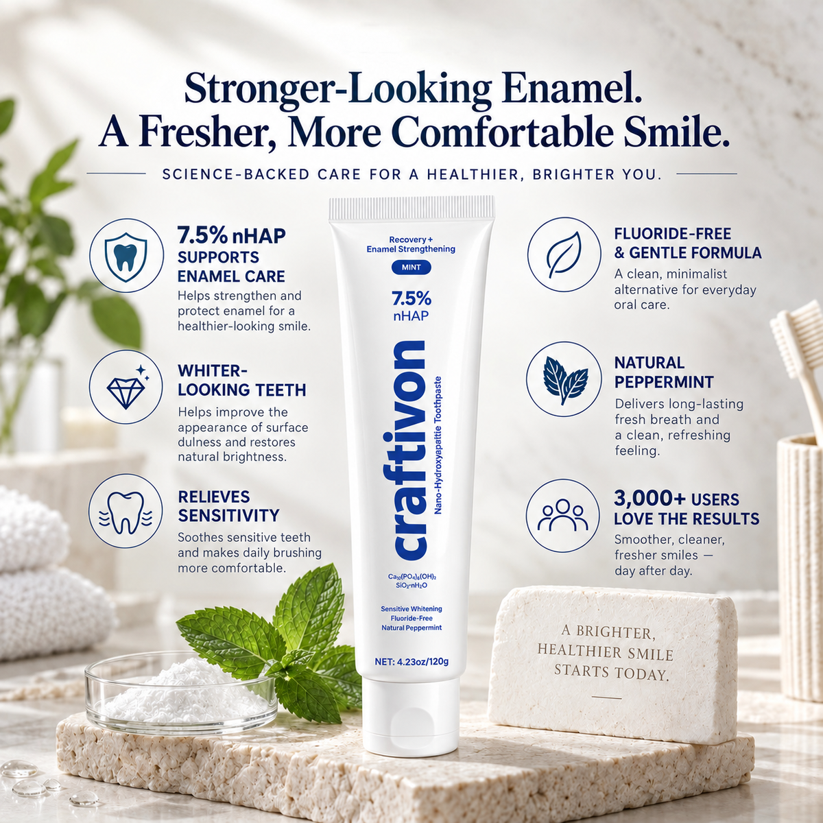 🔥Nano Hydroxyapatite Toothpaste