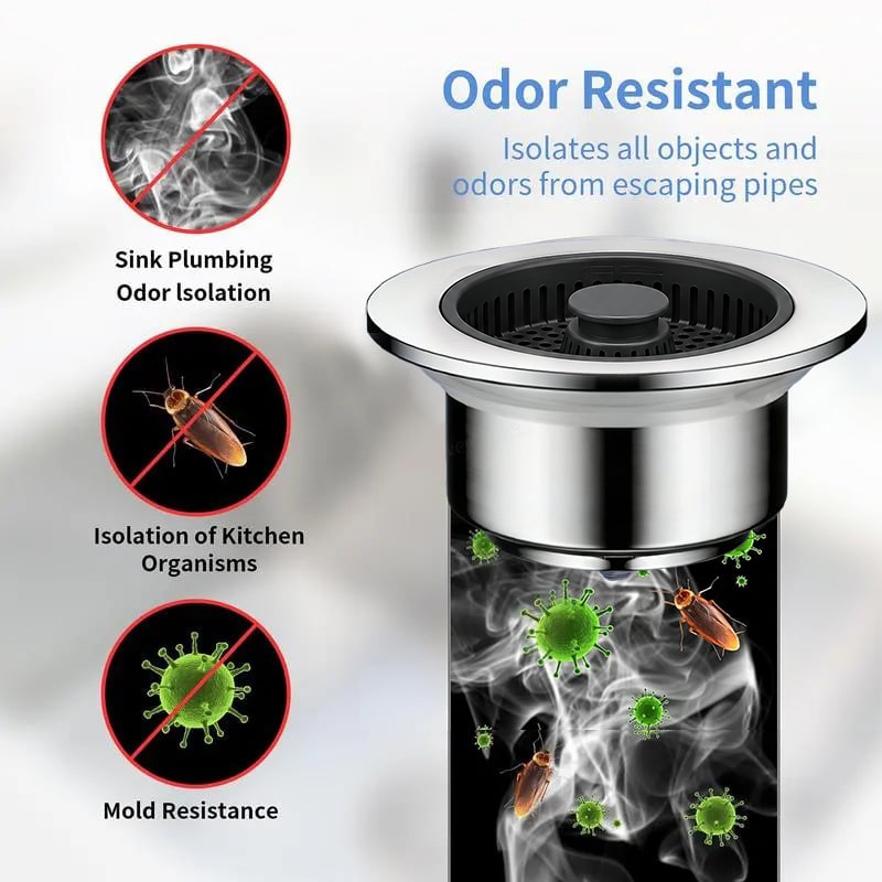🔥2026 Kitchen Must-Have🚰Upgraded 3 in 1 Kitchen Sink Drain Strainer