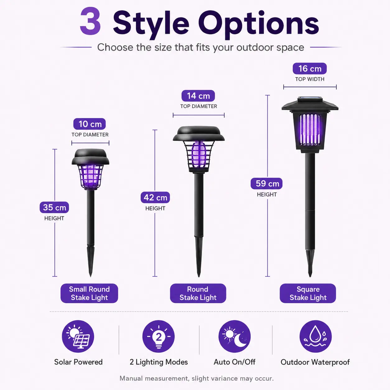 🦟 Solar Mosquito Zapper Light – Outdoor Garden Stake, UV Killer + Pathway Lamp, Dual Mode, Weather Resistant