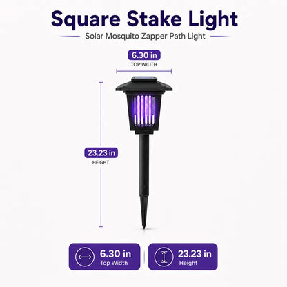 🦟 Solar Mosquito Zapper Light – Outdoor Garden Stake, UV Killer + Pathway Lamp, Dual Mode, Weather Resistant