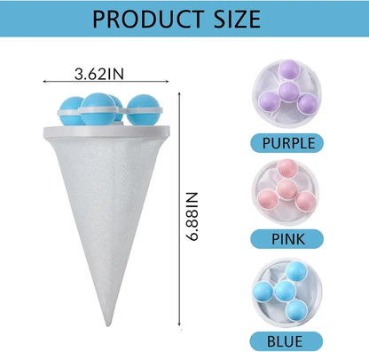 Washing Machine Filter Net Bag Cleaner Floating Hair Remover