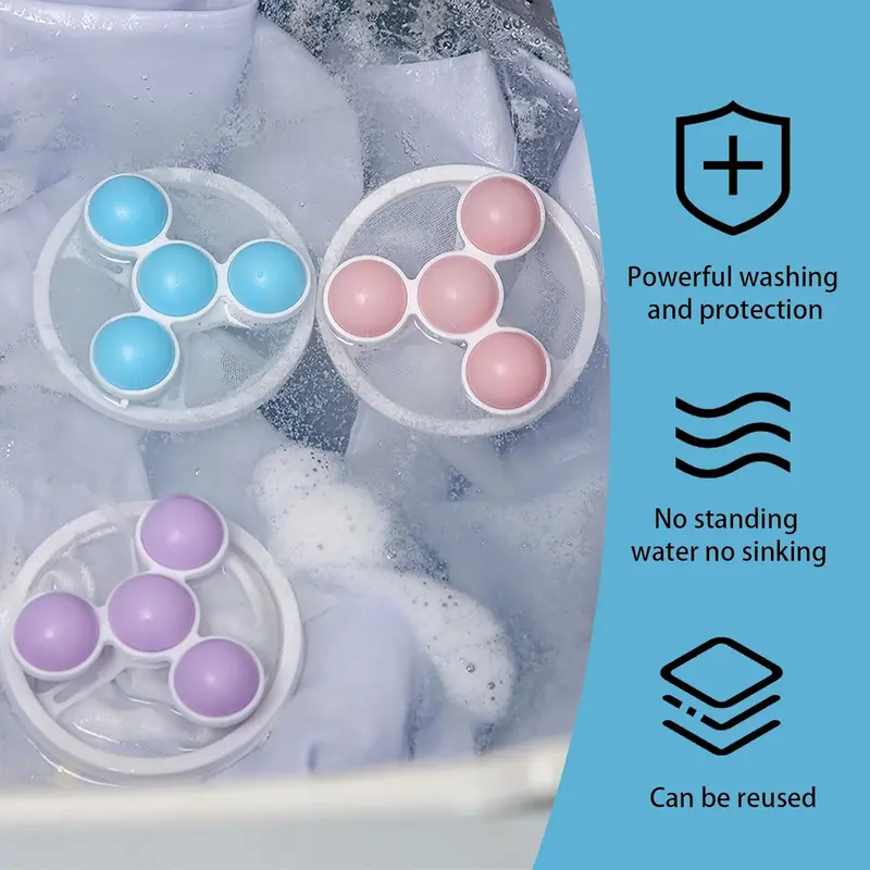 Washing Machine Filter Net Bag Cleaner Floating Hair Remover