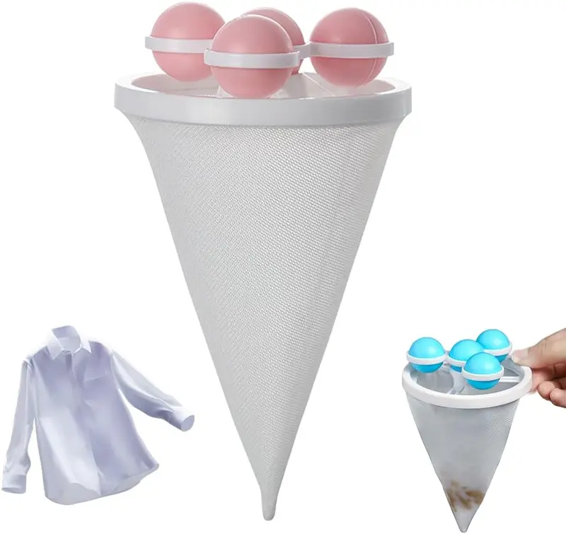 Washing Machine Filter Net Bag Cleaner Floating Hair Remover