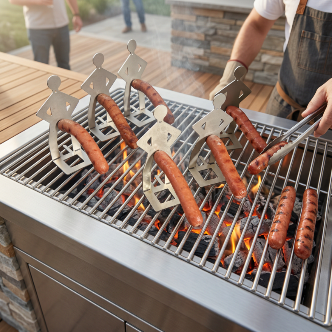Stainless Steel BBQ Sausage Holder