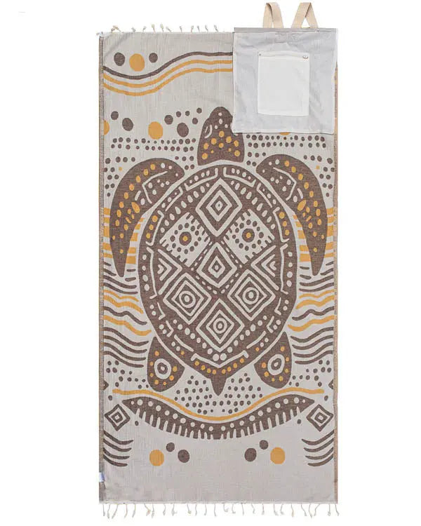 2-in-1 Convertible Beach Towel Bag
