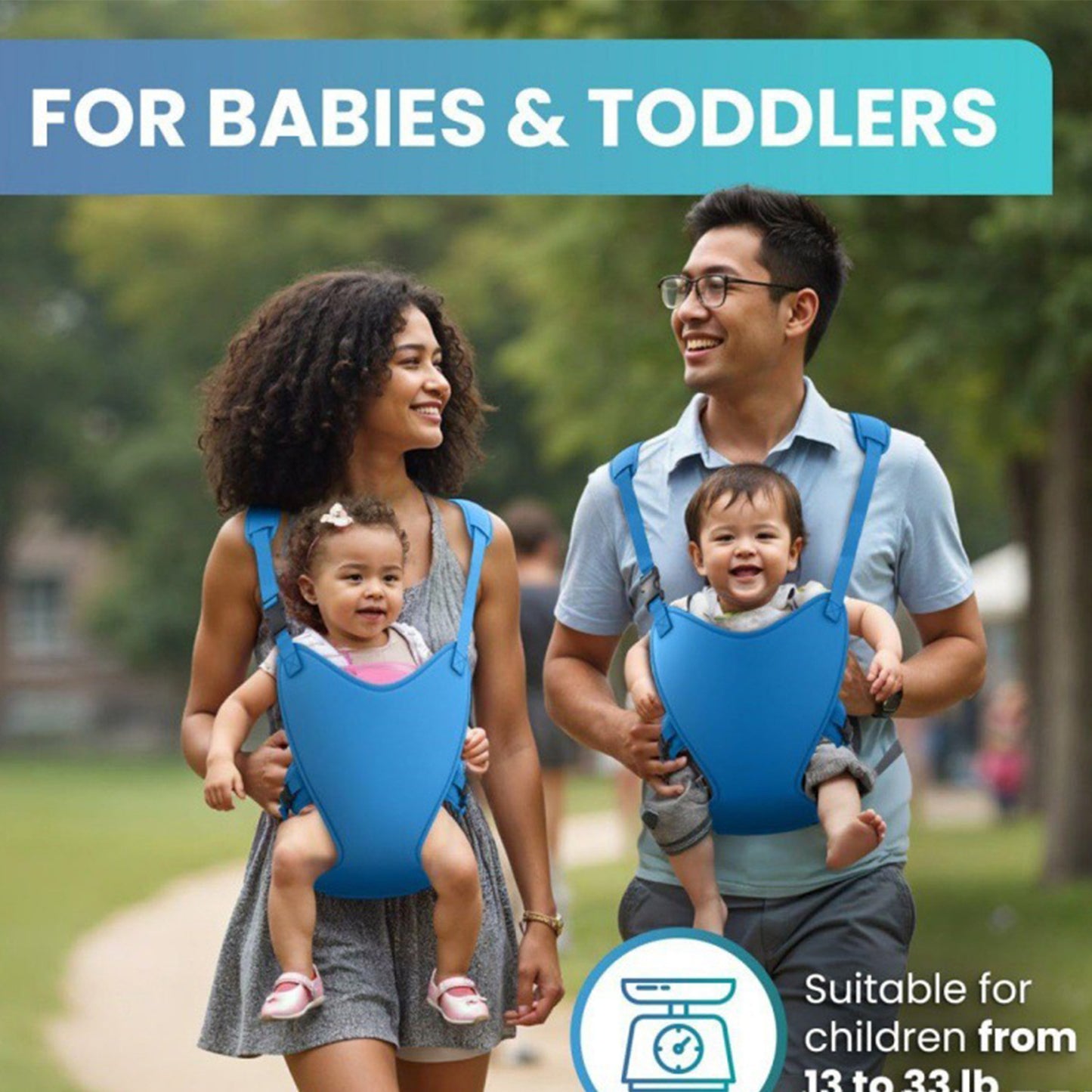 Adjustable Baby Water Carrier - Lightweight Toddler Swim Harness
