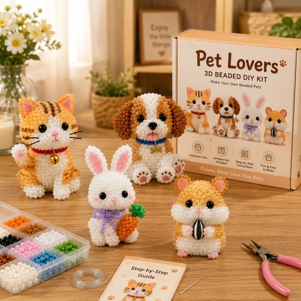 2026 Tiny 3D Beaded Animal DIY Kit