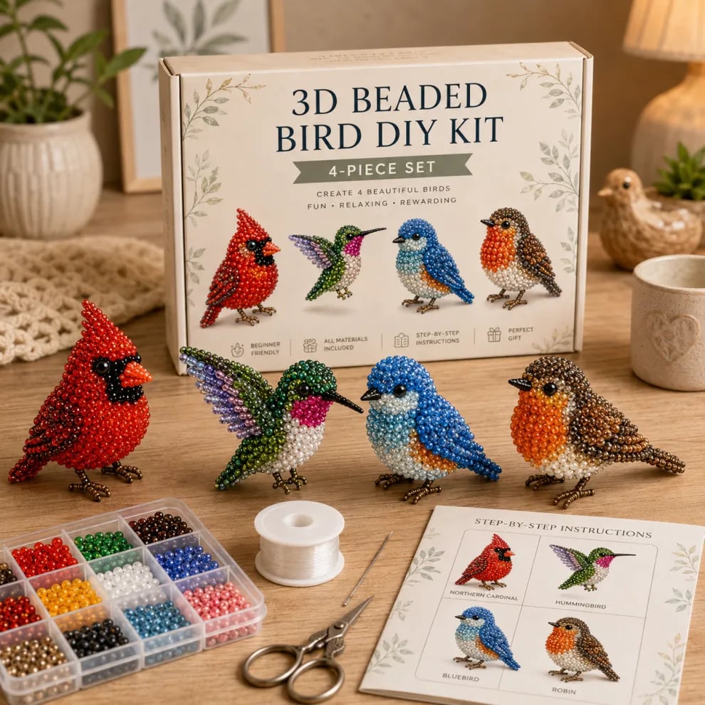 2026 Tiny 3D Beaded Animal DIY Kit