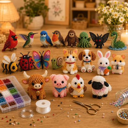 2026 Tiny 3D Beaded Animal DIY Kit