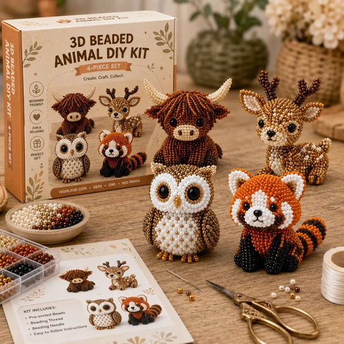 2026 Tiny 3D Beaded Animal DIY Kit