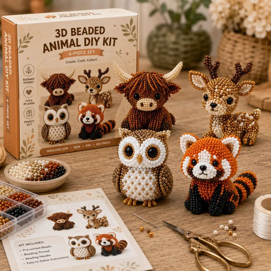 2026 Tiny 3D Beaded Animal DIY Kit