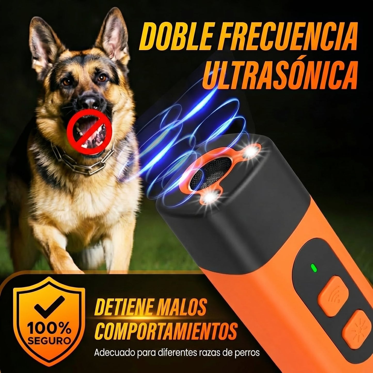 ahuyentador ultrasónico para perros