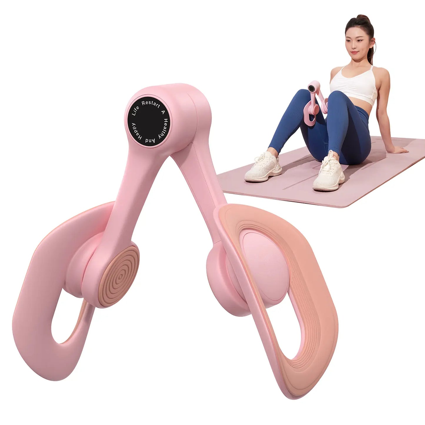 🧘‍♀️ Merach Thigh & Arm Trainer, ✨Smart Counter Available, Home Workout for Inner Thighs, Summer Vibes