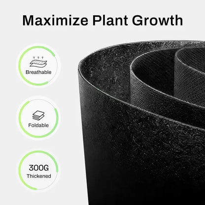 10 Gallon Grow Bags – Heavy Duty Aeration Fabric Pots with Handles for Vegetables, Flowers & Fruits 🪴