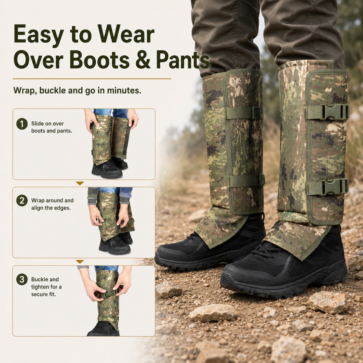🔥Unisex Pro🔥Unisex Professional Snake Guard Gaitersfessional Snake Guard Gaiters